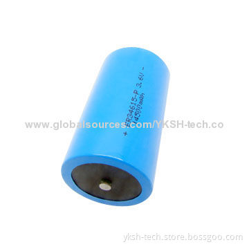 D Size Li-SOCL2 ER Lithium Battery, Power Type, 19,000mAh Rated CapacityNew